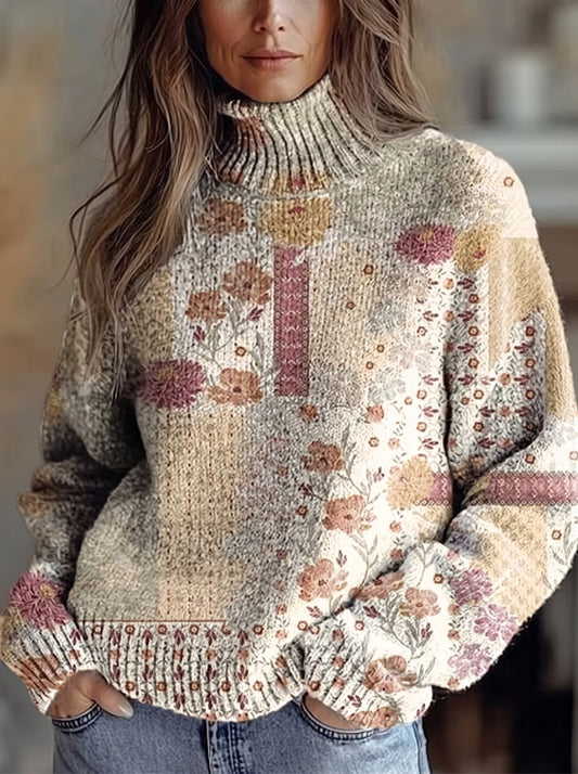 Gerda™ | Coltrui met patchworktuinprint