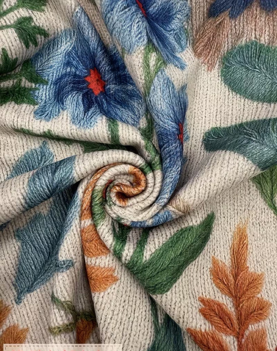 Petra™ | Vest met botanische tuinprint